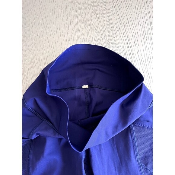 Lululemon Fast As Light Crops Size 4 - Emperor Blue - Brand New - Picture 7 of 12